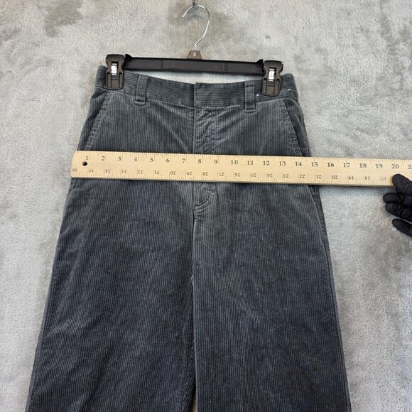 Uniqlo Comptoir des Cotonniers Pants Womens XS Gray Corduroy Wide Leg Stretch - Picture 7 of 13